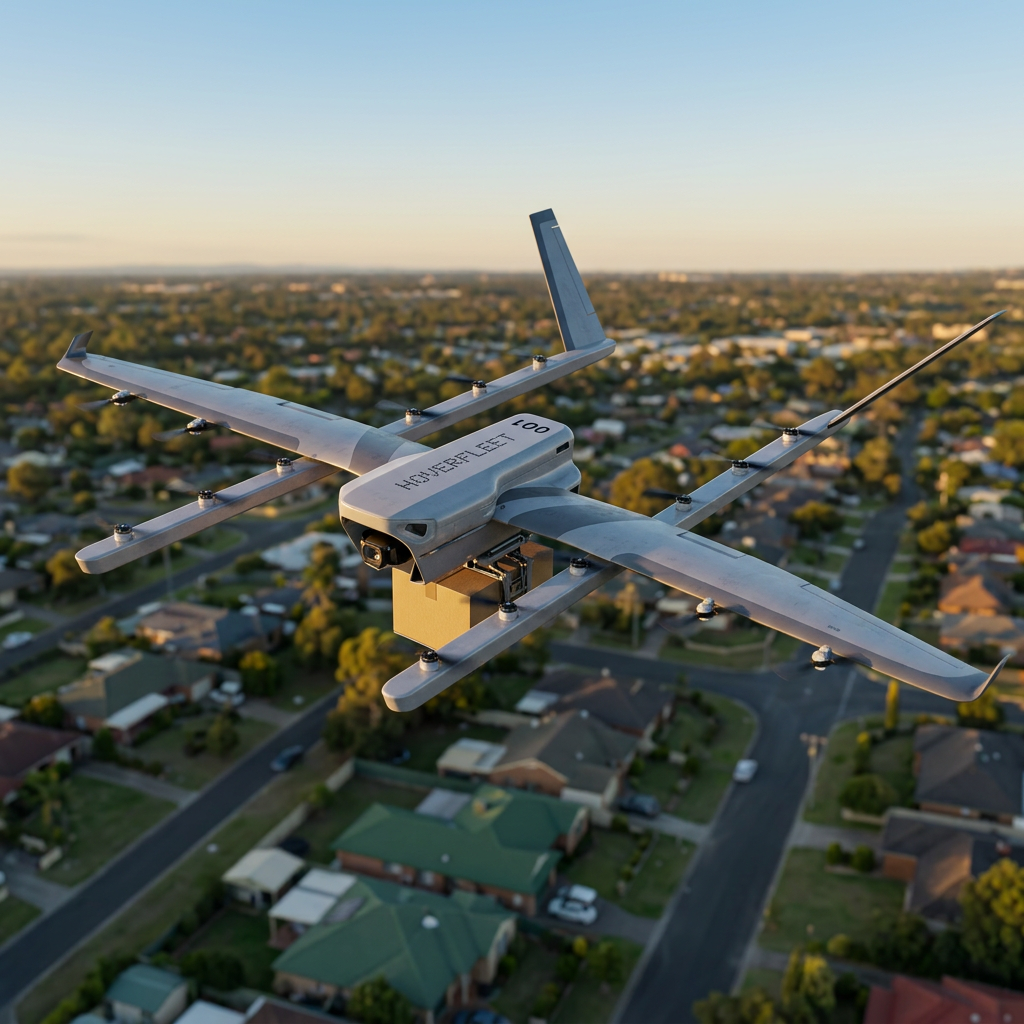 Drone close-up front